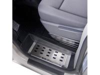 Fiat Doblo Cargo Maxi (10-) накладка на внутреннюю пластиковую ступеньку, нержавеющая сталь, к-кт 2шт.